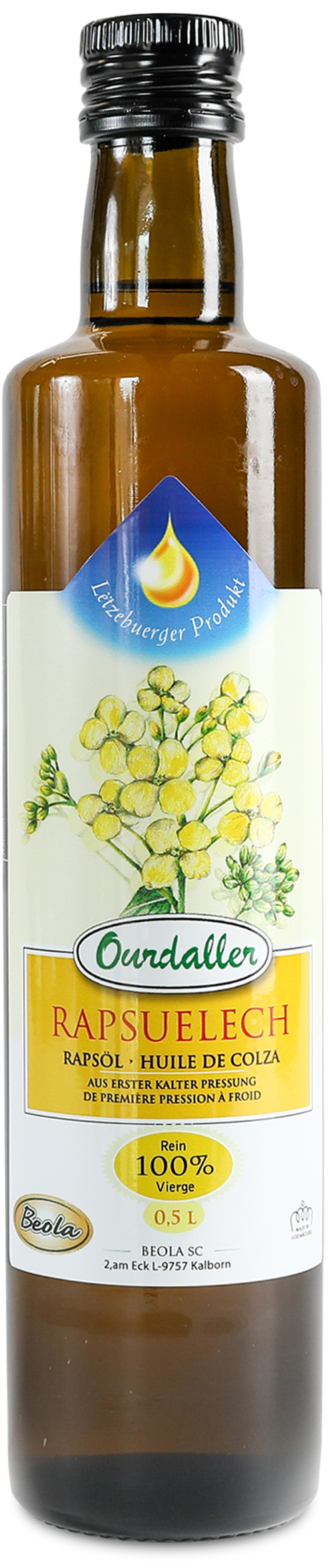 Rapsöl - Speiseöle - Ourdaller-Produkte